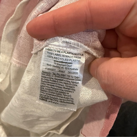 Cotton On Foundation Reusable Tote Bunny Rabbit Flowers Don’t Worry Be Hoppy Bag - Picture 7 of 8